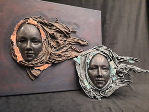 Wind Swept Mask (Plaster Face)