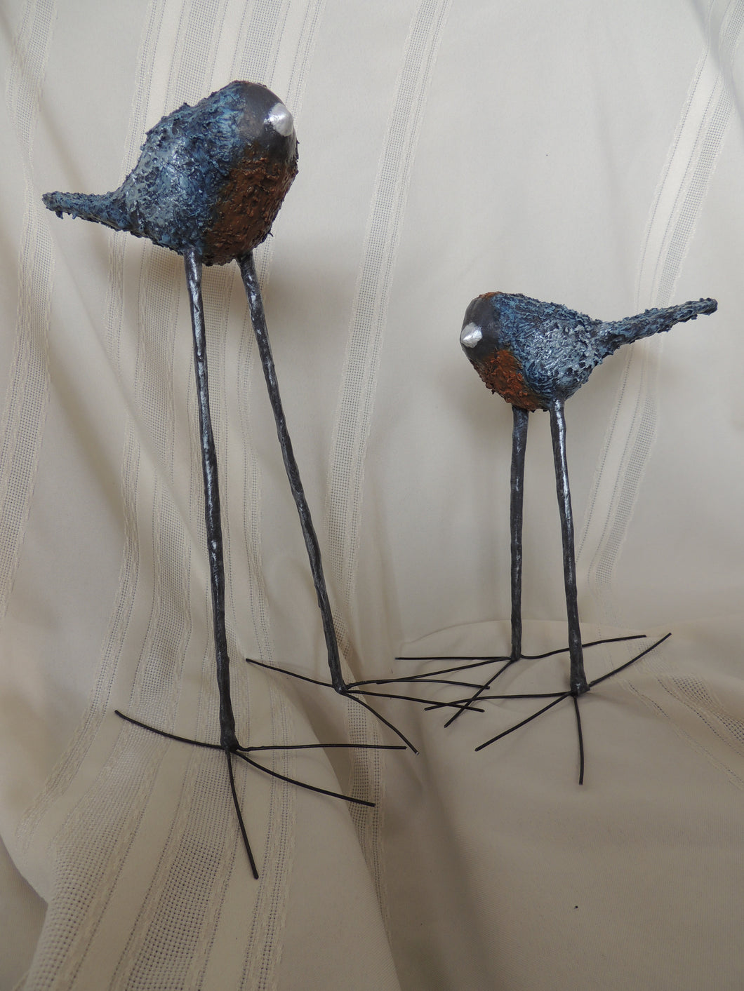 Long Legged Blue Birds